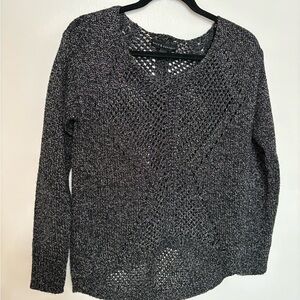 Rock & Republic Charcoal V-Neck Sweater